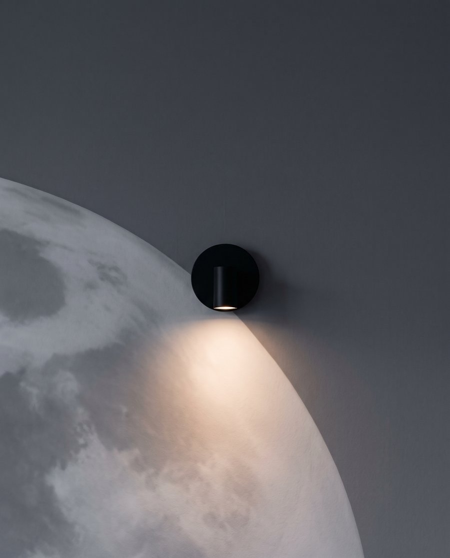 Moon Among Clouds — detail