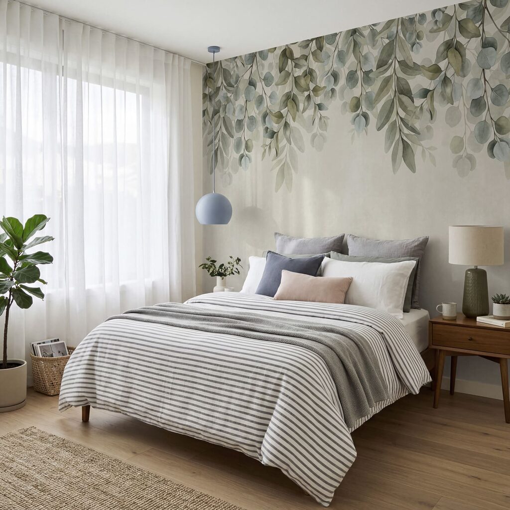 Leafy Cascades in an interior