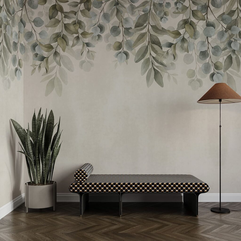 Leafy Cascades in an interior