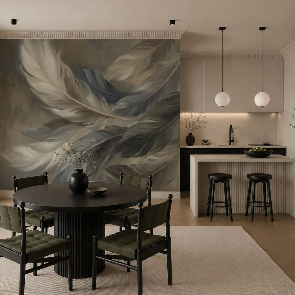 Sweeping Feather Forms — interior 3