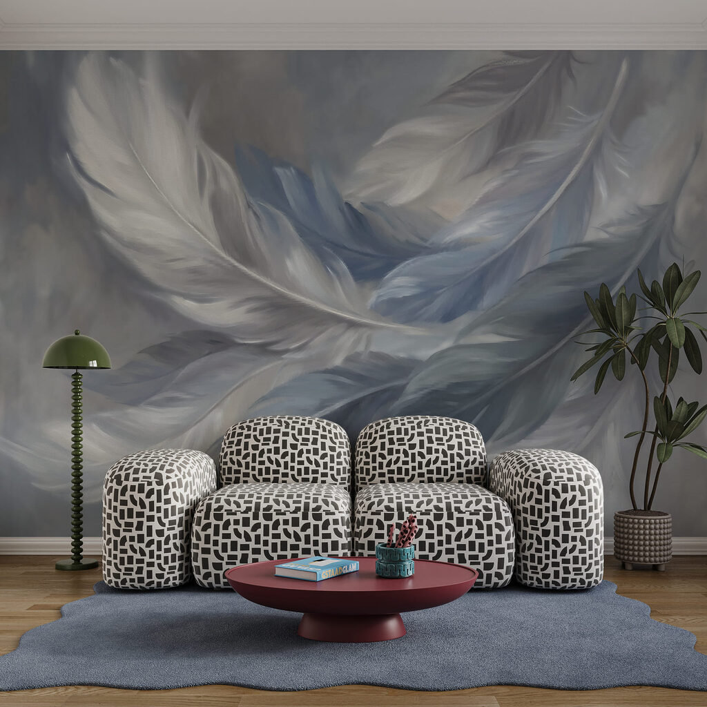 Sweeping Feather Forms — interior 1