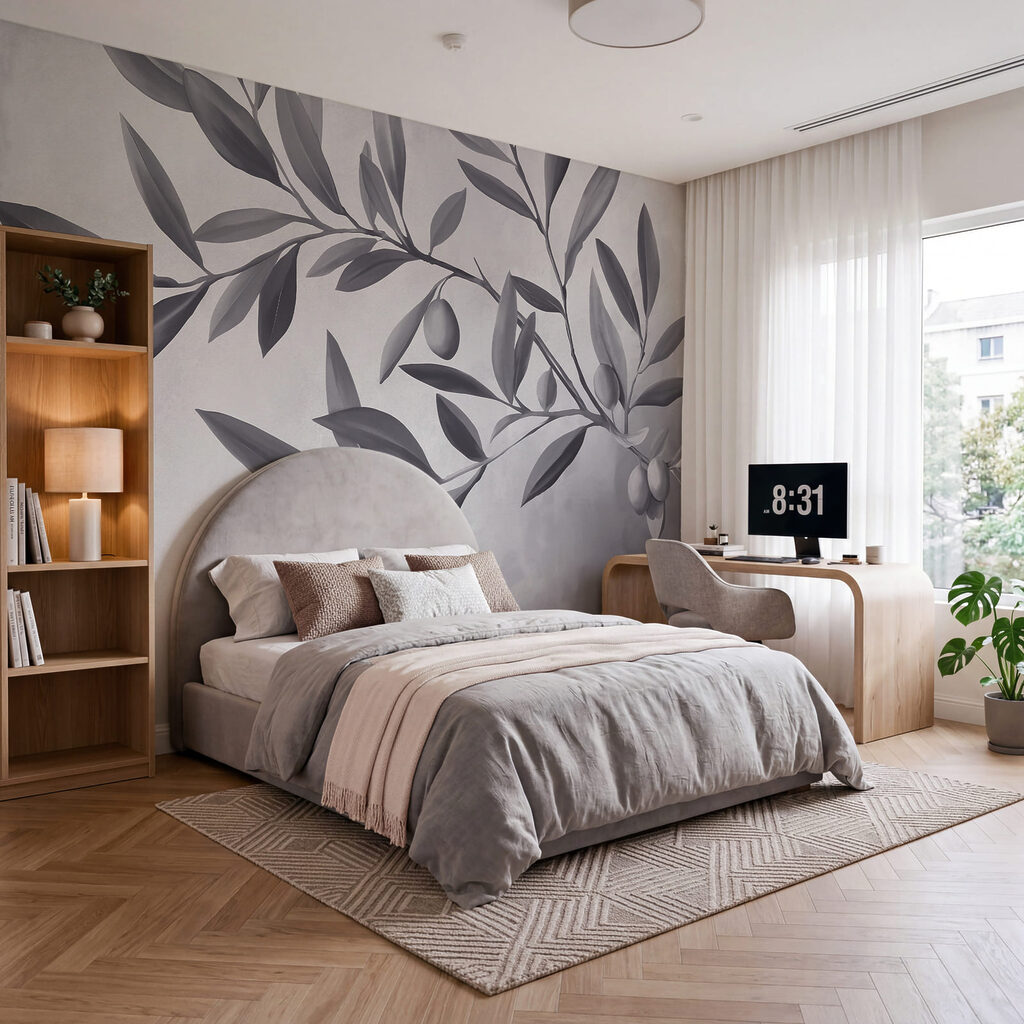 Olive Branch Study — interior 1