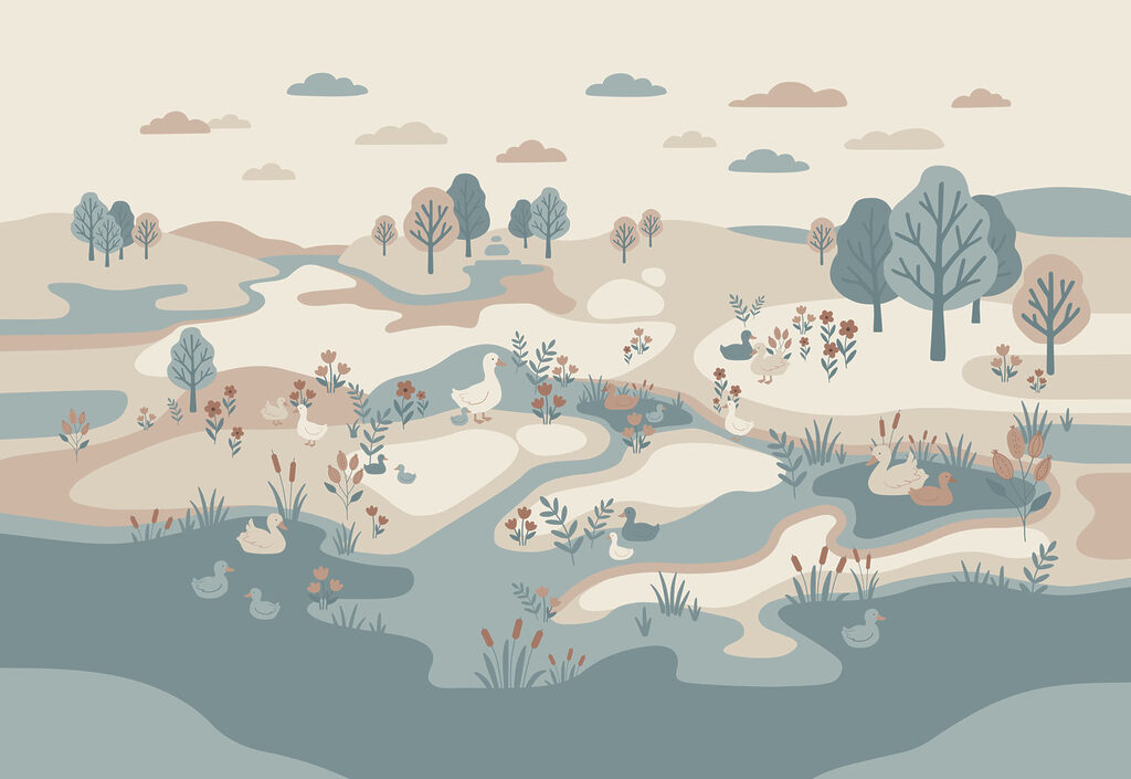 Duck Pond Days — full design
