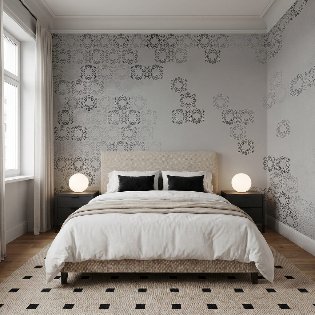 Faded Floral Geometry — interior 2