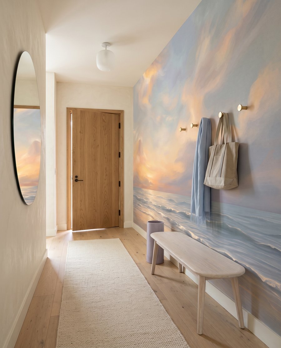 Clouds Above the Coast in an interior
