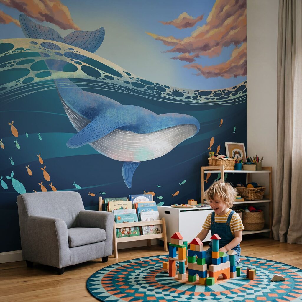 Into the Blue in an interior