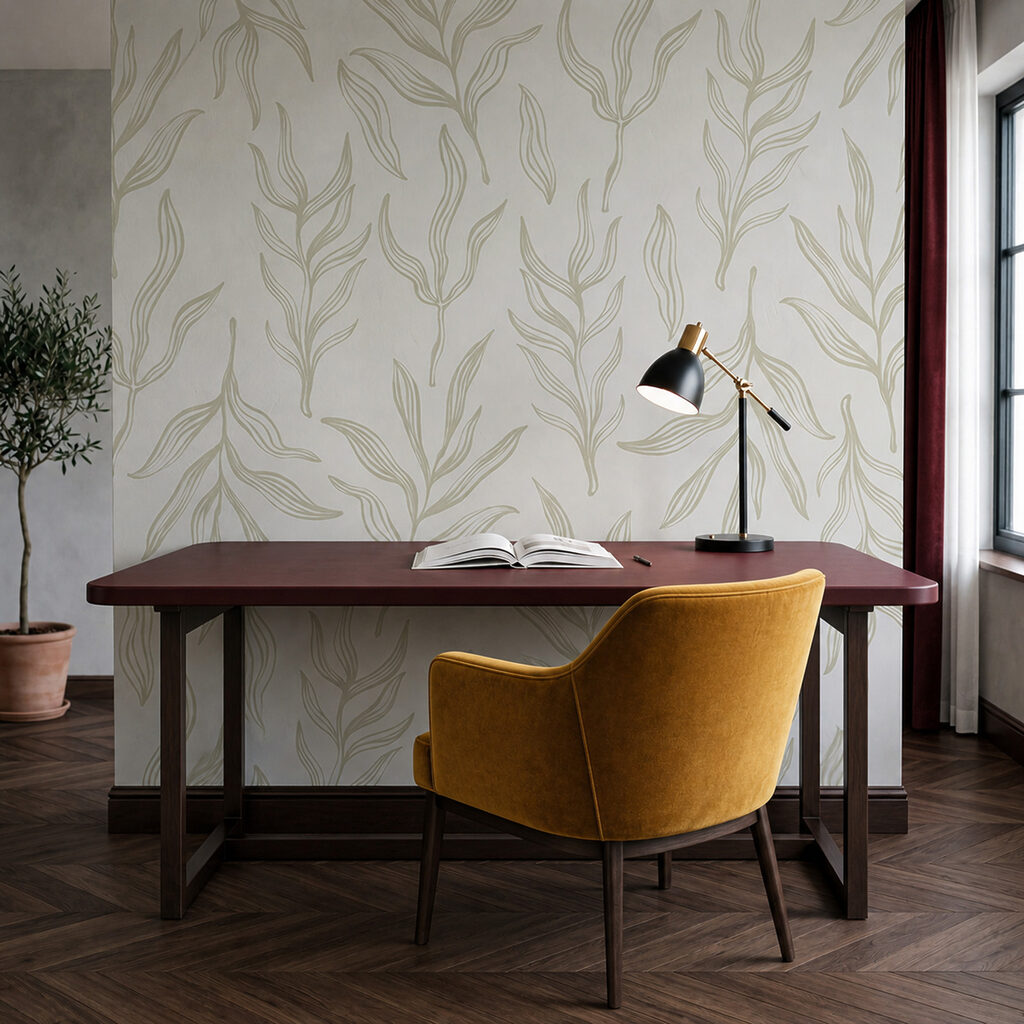 Leaf Sprig Pattern — interior 1