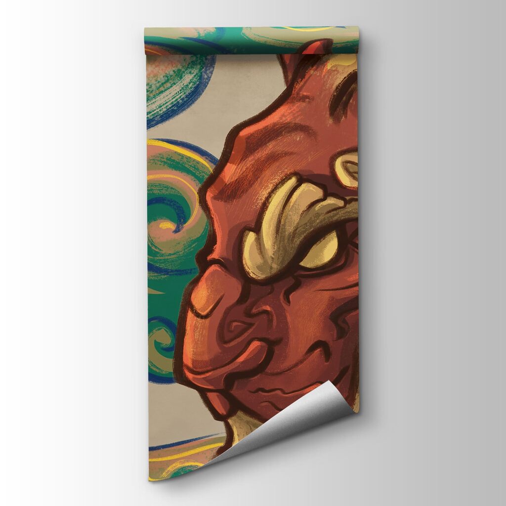 Tiger Above Mountains — product view