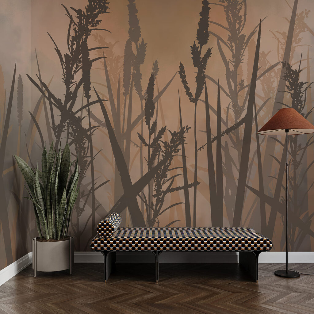 Reeds at Dusk in an interior