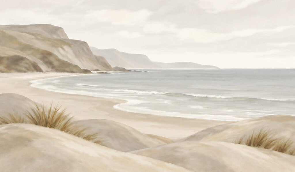 Sand Meets Sea — full design