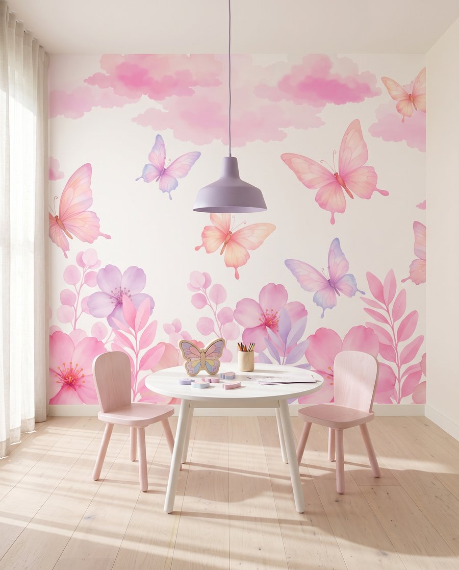 Butterflies Among Petals — interior 2