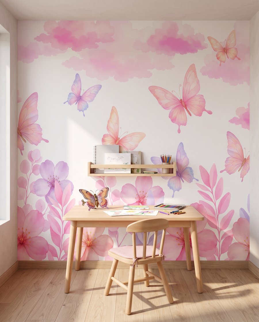 Butterflies Among Petals — interior 5