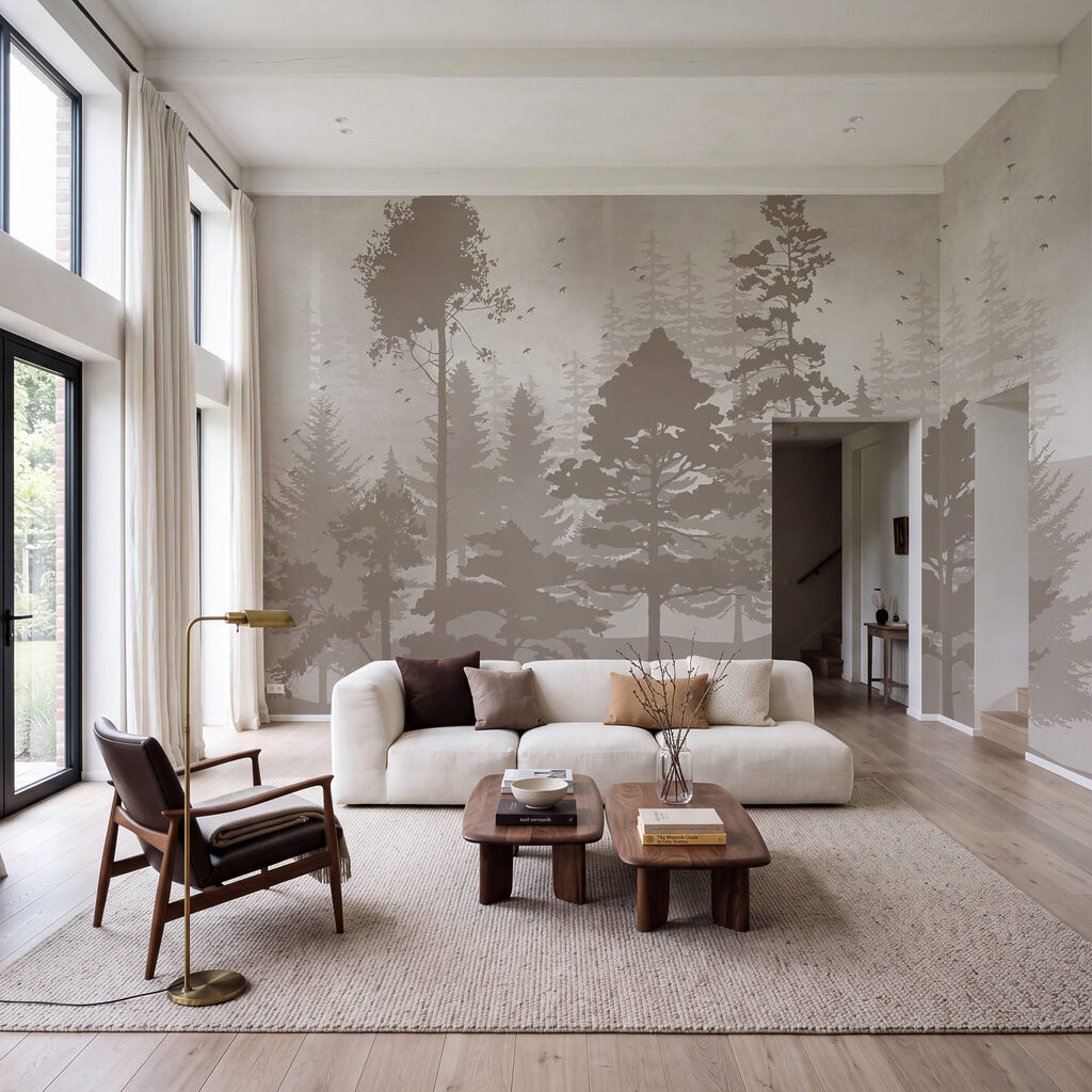 Birds Above Woodland — interior 2