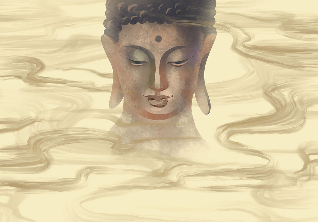 Buddha in the Clouds — full design