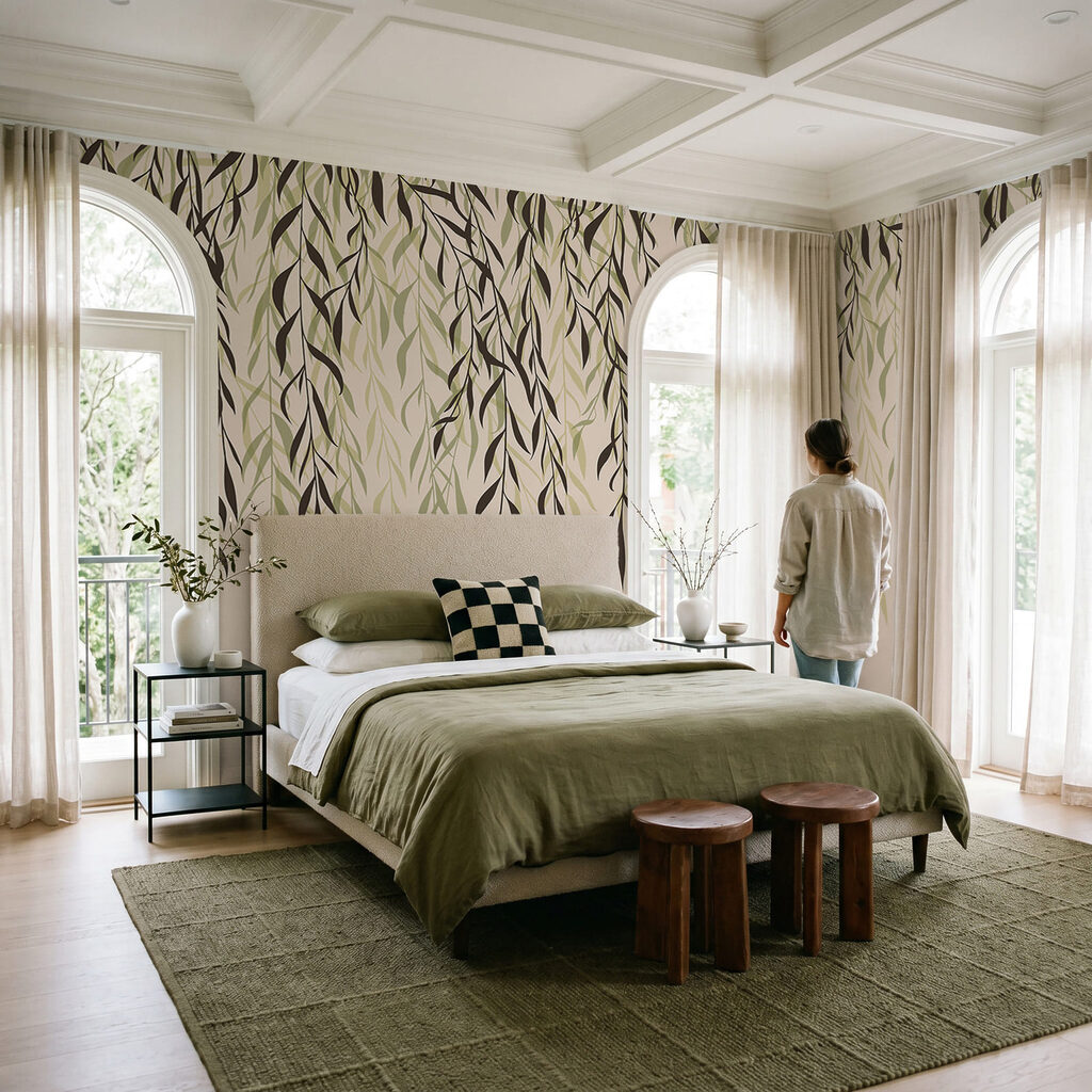 Willow Leaf Curtain — interior 2