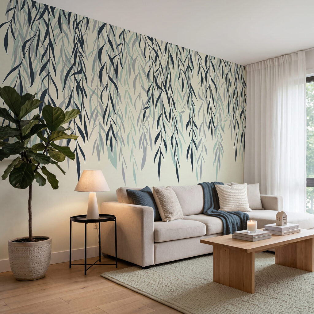 Willow Leaf Curtain — interior 1