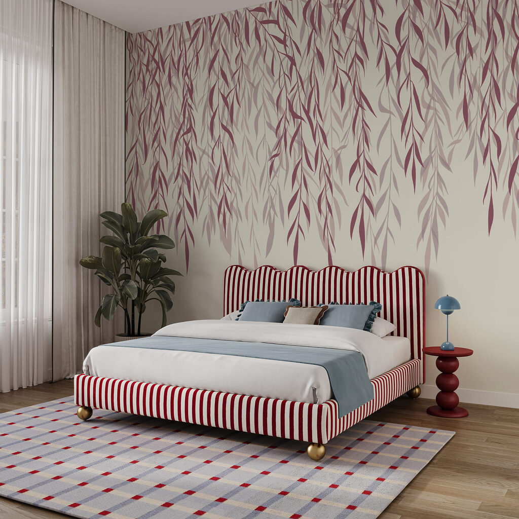 Willow Leaf Curtain — interior 1