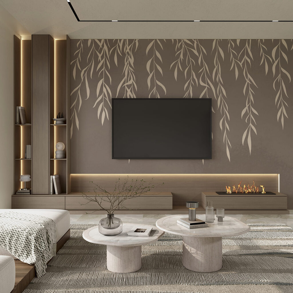 Hanging Willow Silhouettes — interior 1