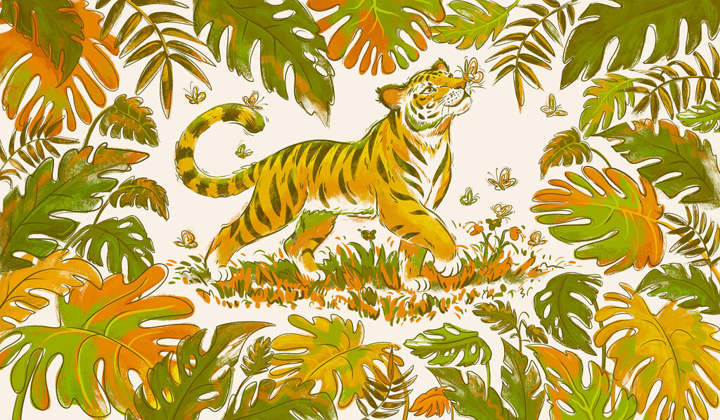 Tigers in the Jungle — full design