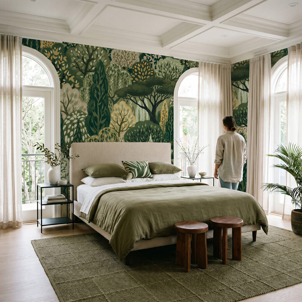 Woodland Treetop Pattern — interior 2