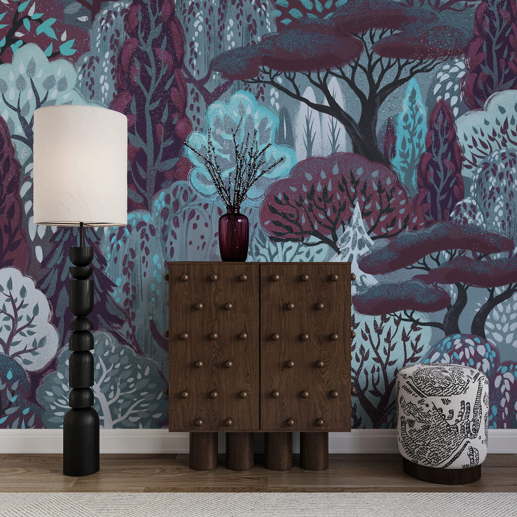 Woodland Treetop Pattern — interior 2