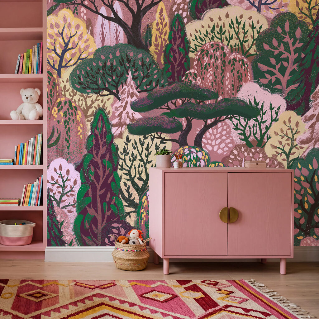 Woodland Treetop Pattern — interior 1