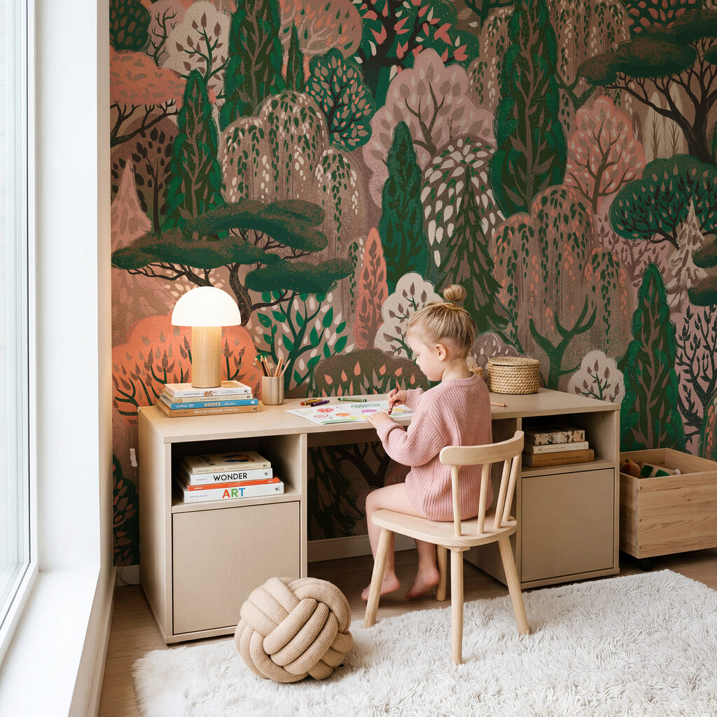 Woodland Treetop Pattern — interior 3