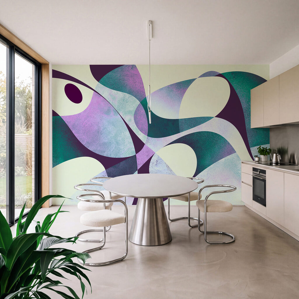 Playful Monochrome Curves — interior 1