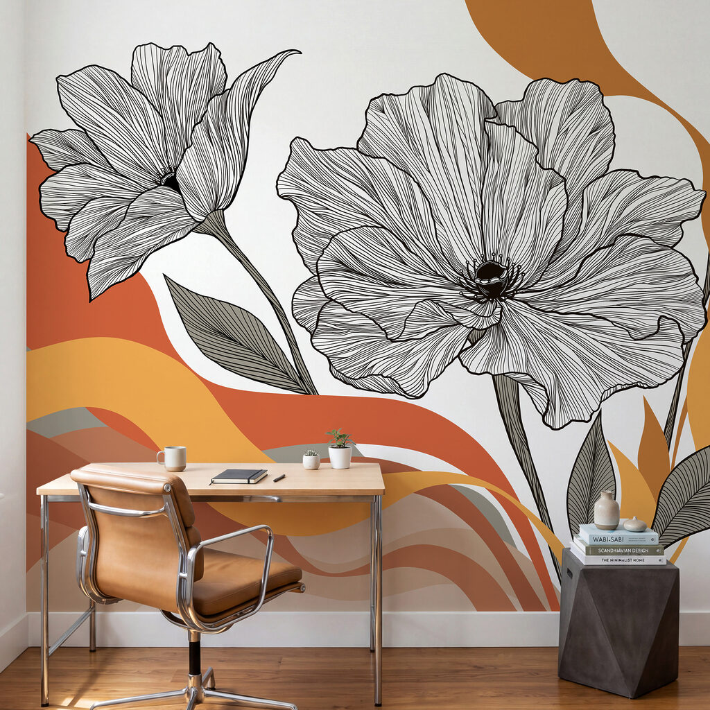 Flowers and Colour Ribbons — interior 4