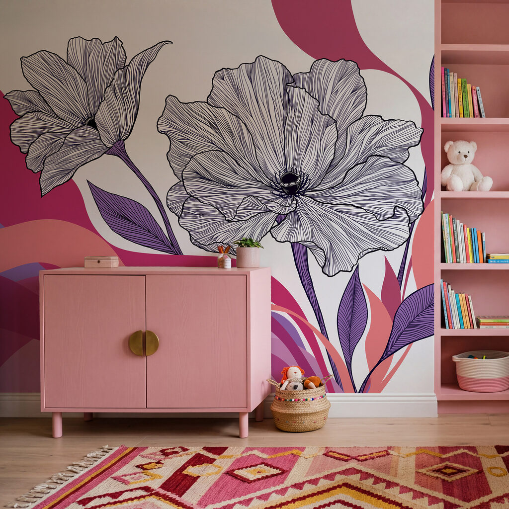 Flowers and Colour Ribbons — interior 3