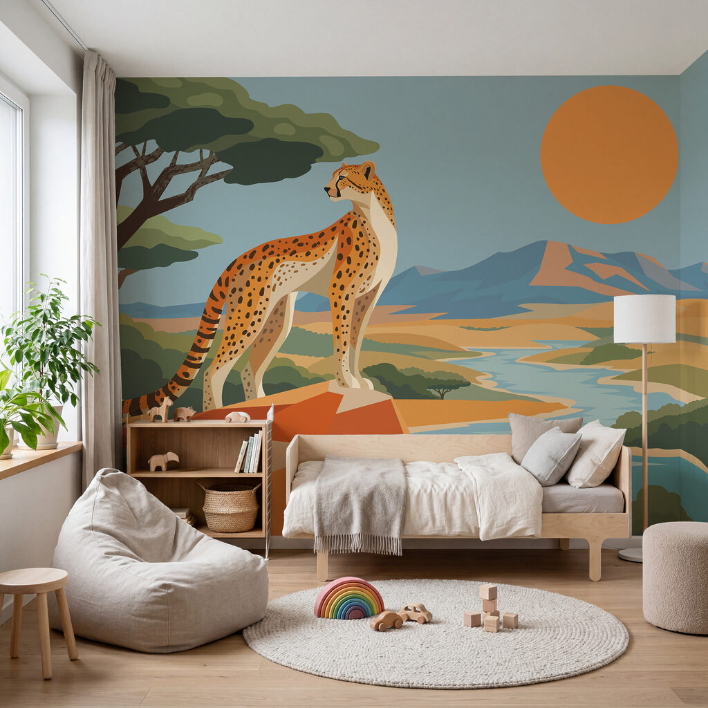 Cheetah at Sunset — interior 2
