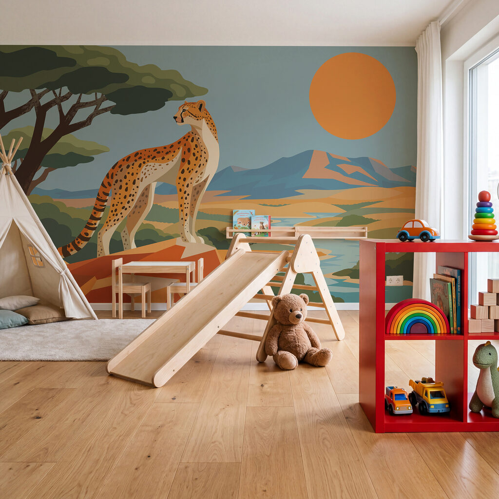 Cheetah at Sunset — interior 3