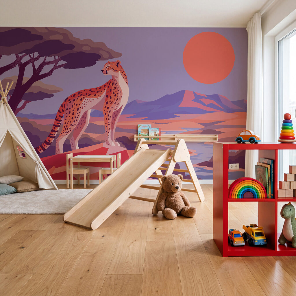 Cheetah at Sunset — interior 4