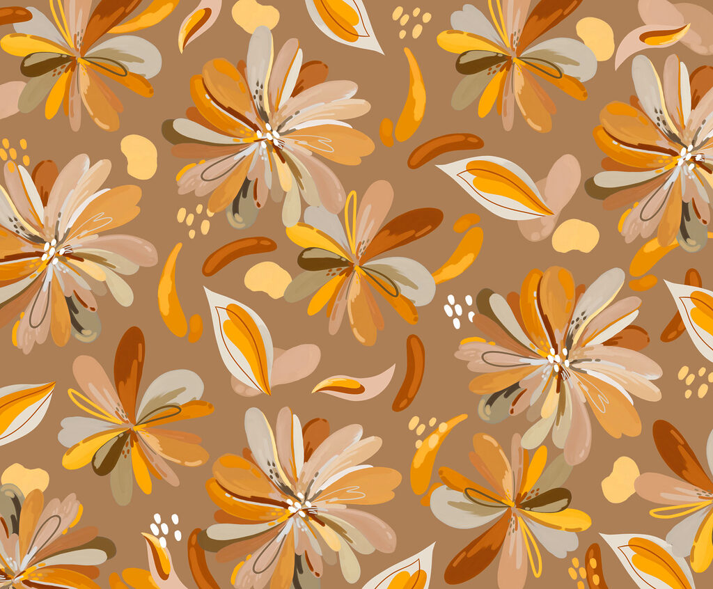 Flower and Leaf Dance — full design