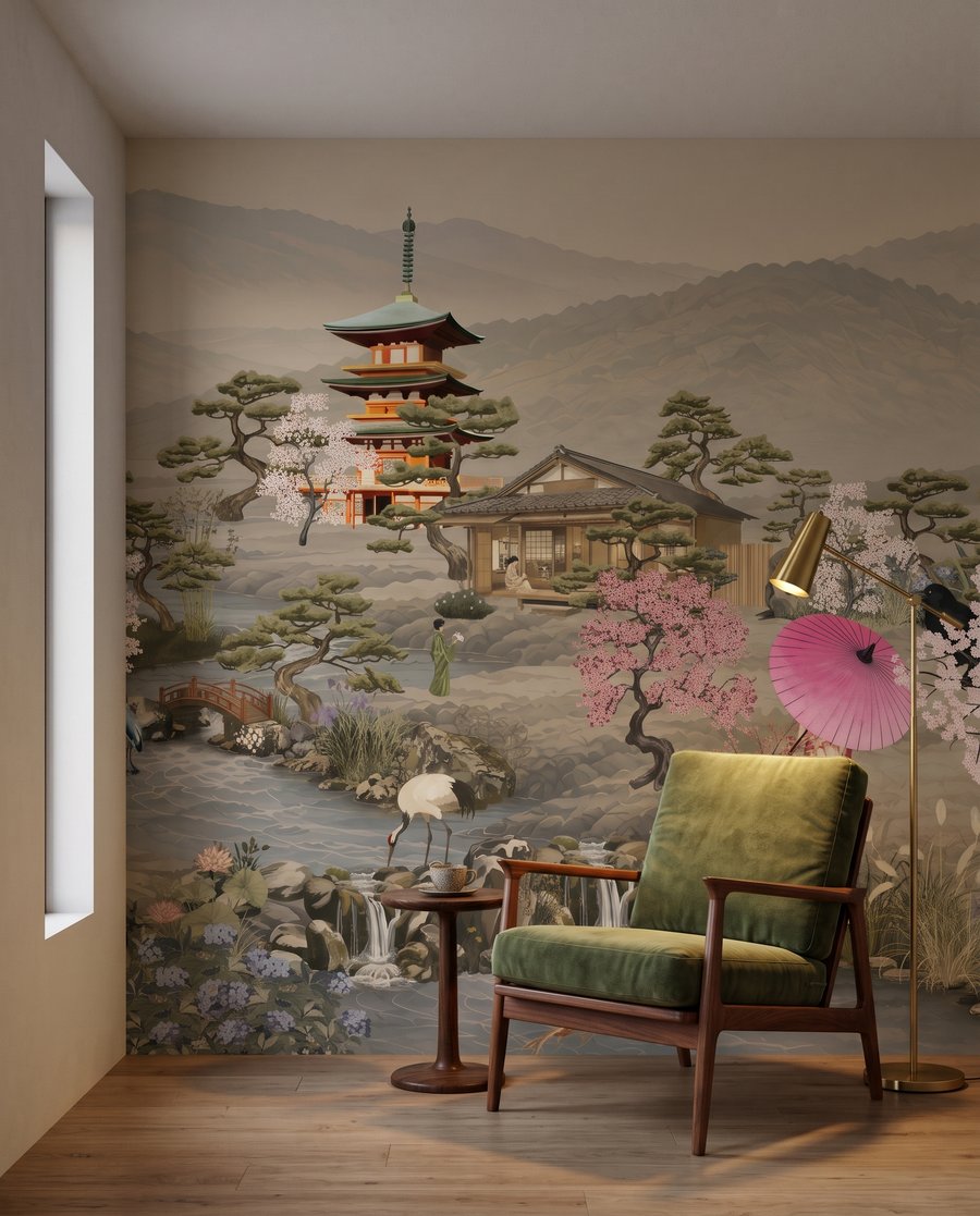 Cranes in the Mountains — interior 3