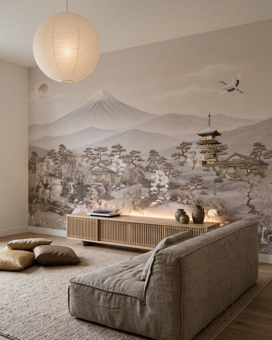 Cranes in the Mountains — interior 1