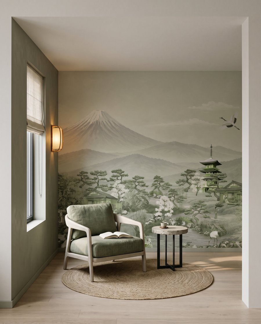 Cranes in the Mountains — interior 3