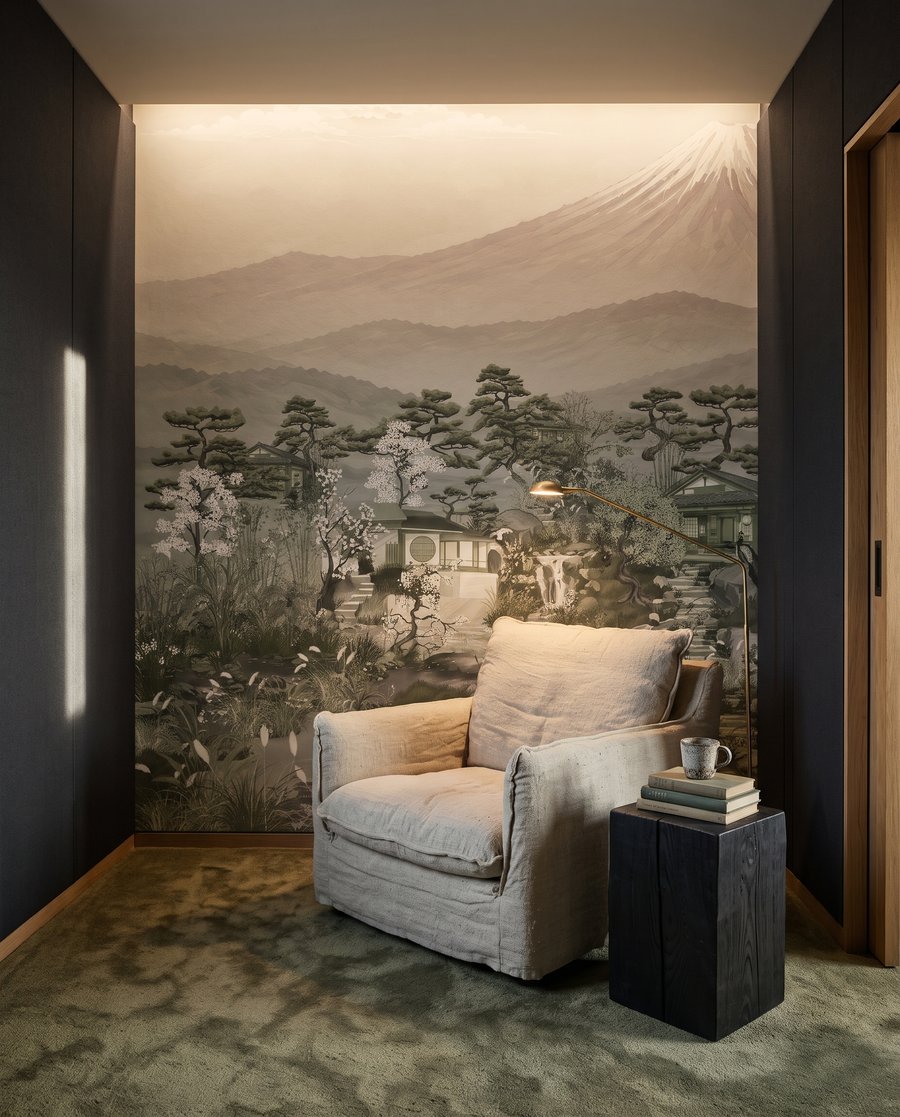 Cranes in the Mountains — interior 8