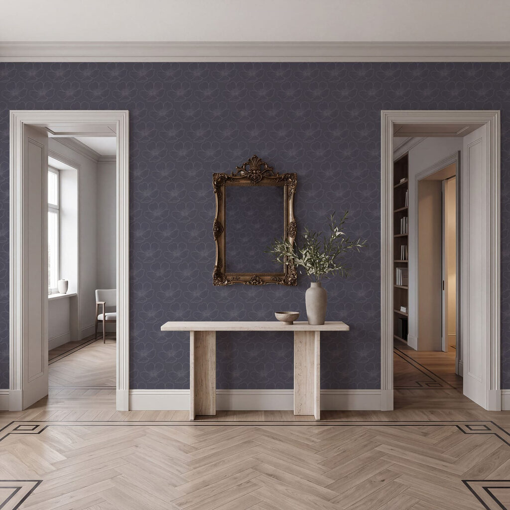 Subtle Floral Motifs in an interior