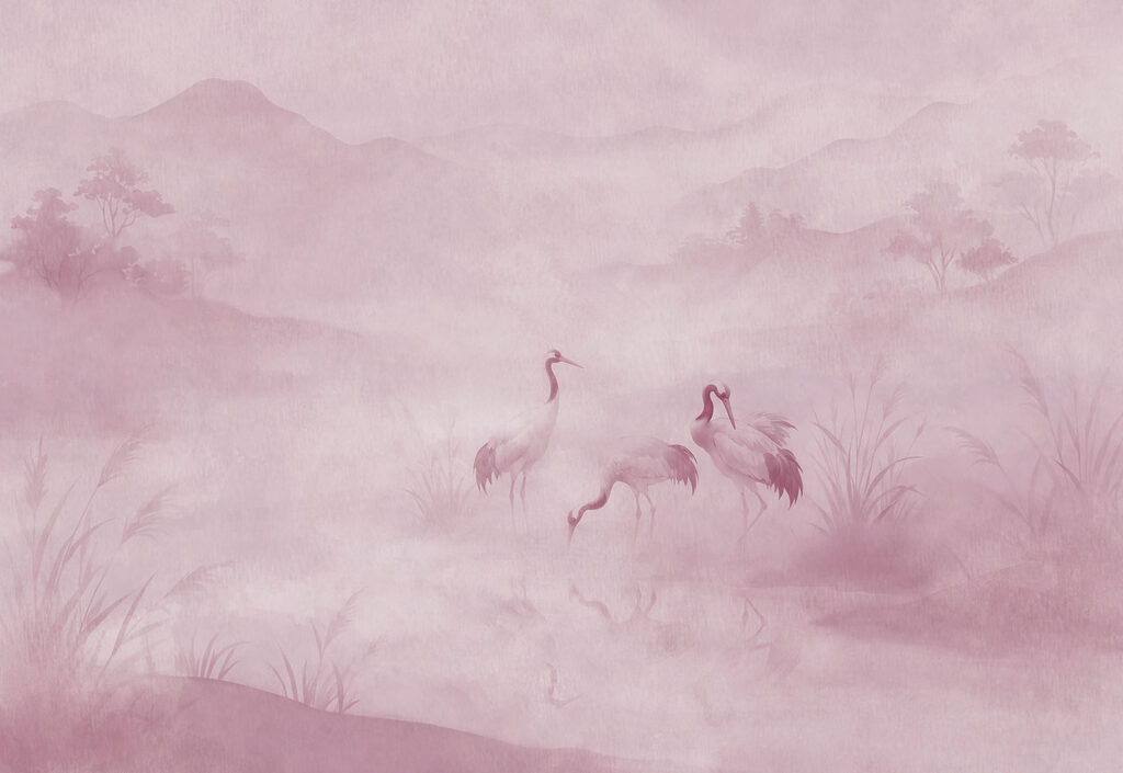 Cranes in the Mist — full design