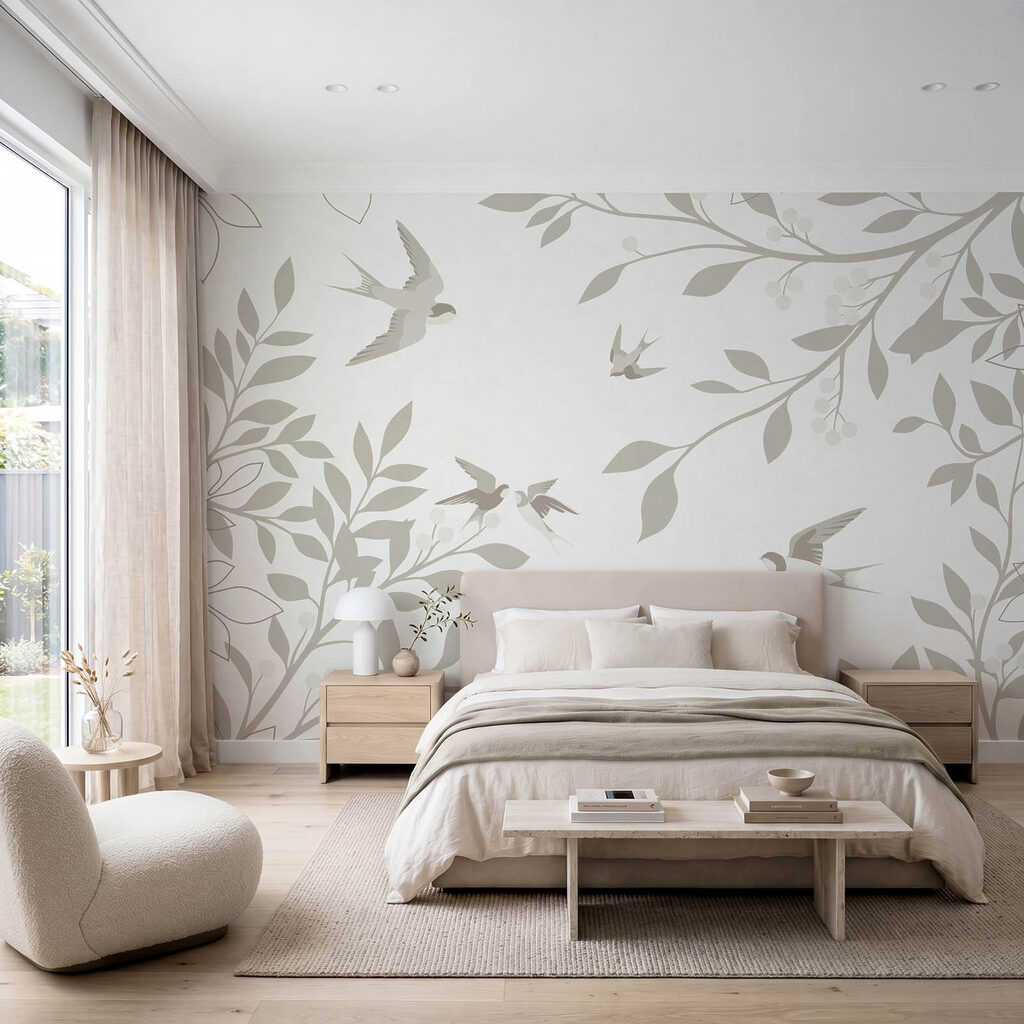 Birds Among Leaves — interior 2