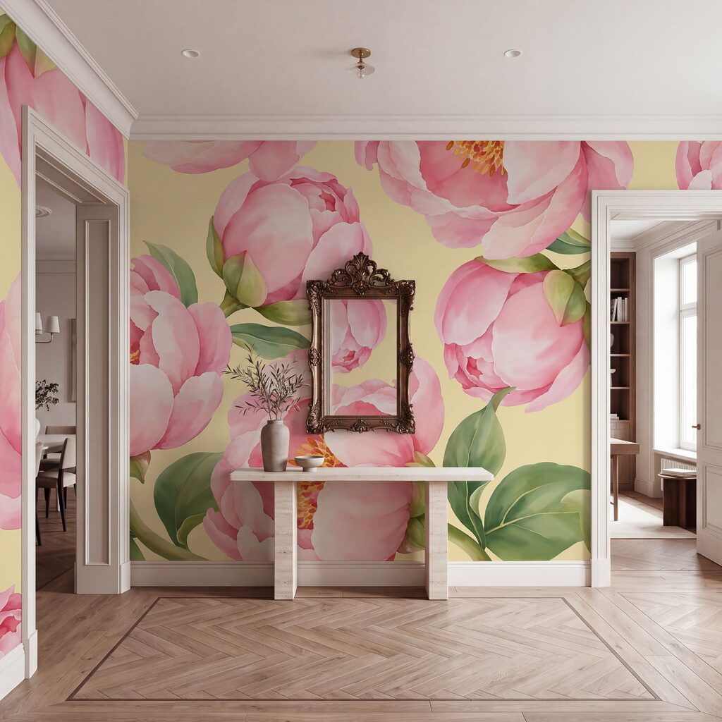 Peony Tapestry — interior 3