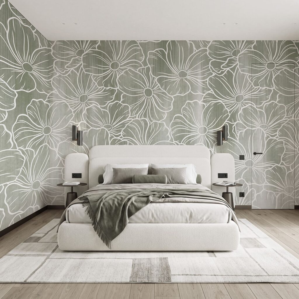 Floral Outline Pattern — interior 1