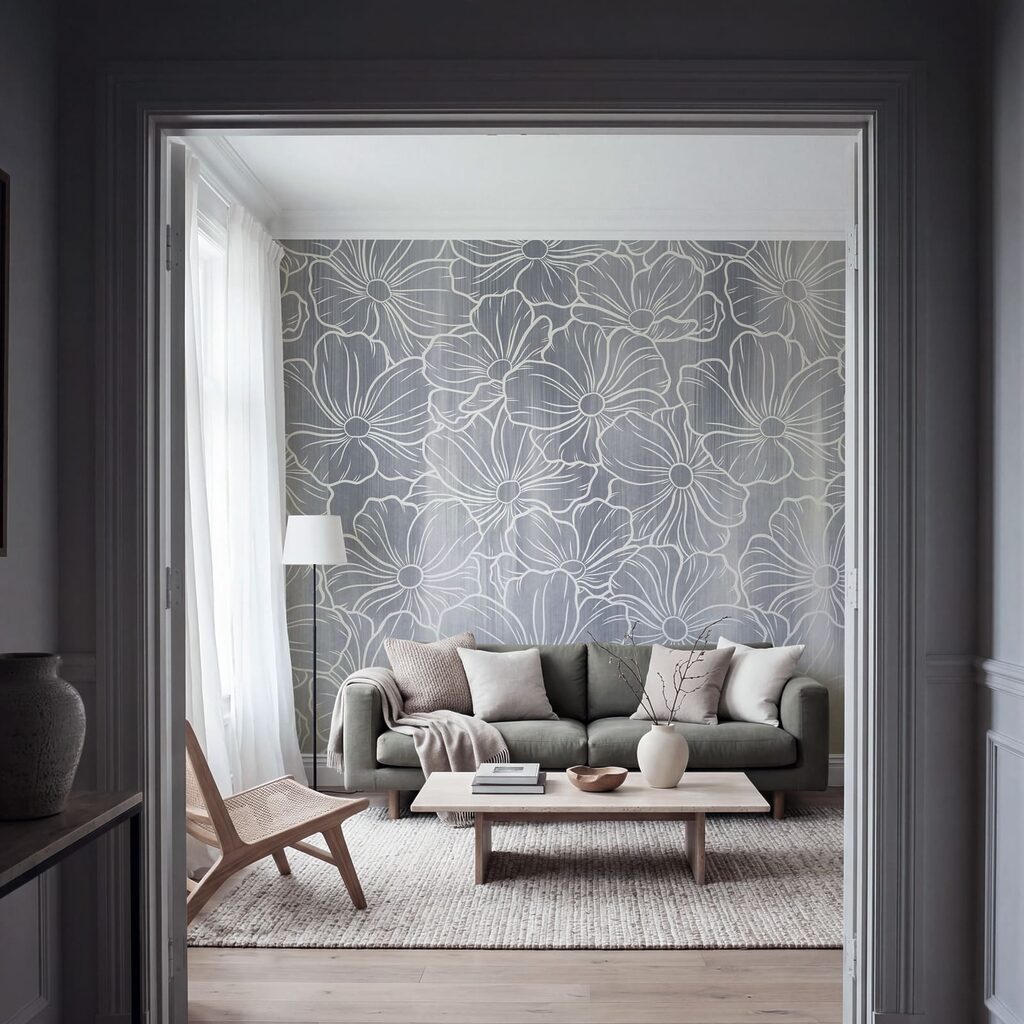Floral Outline Pattern — interior 2