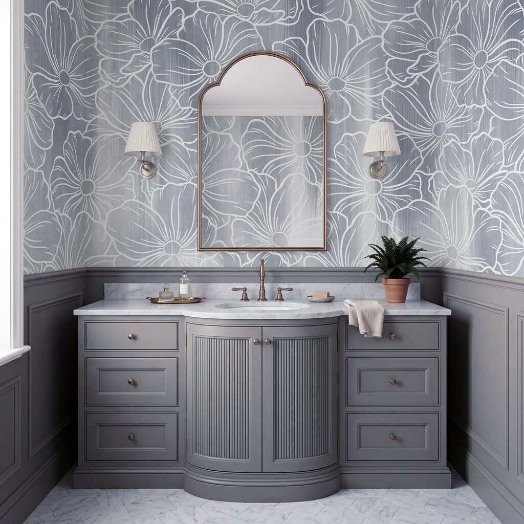 Floral Outline Pattern — interior 4