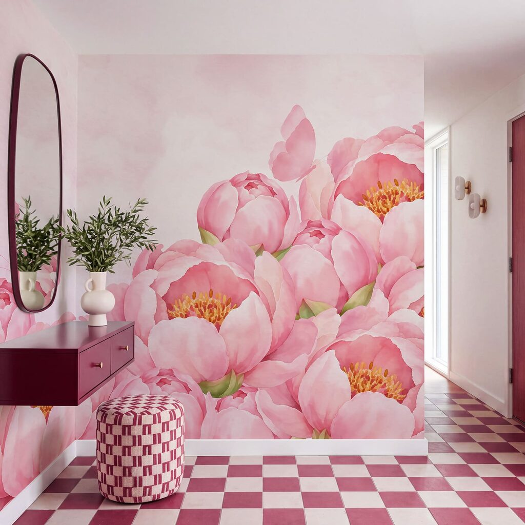 Peonies and Butterflies — interior 3