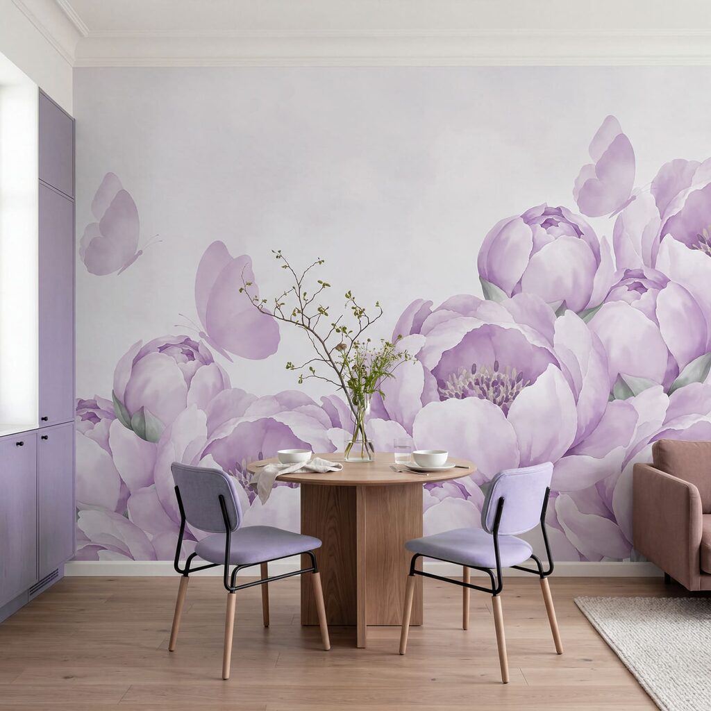 Peonies and Butterflies — interior 1
