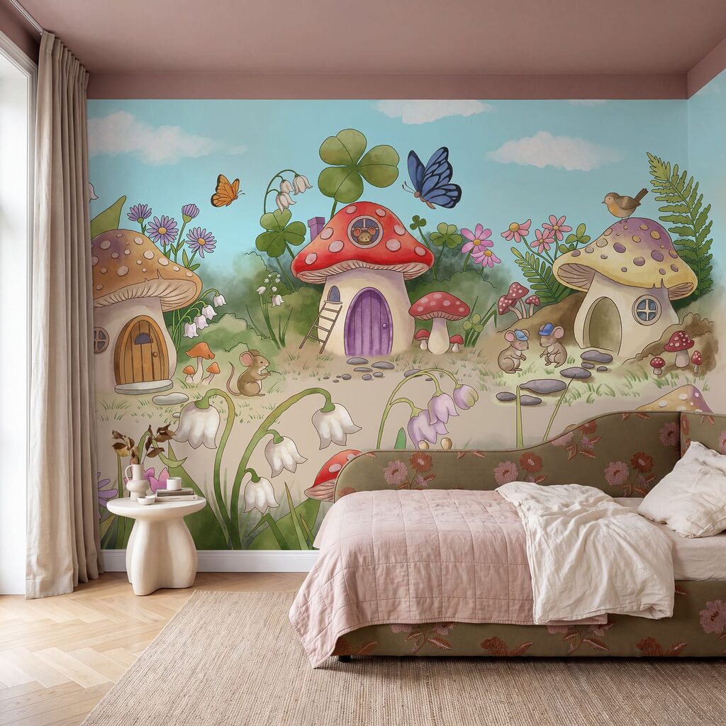 Mushroom Village in an interior