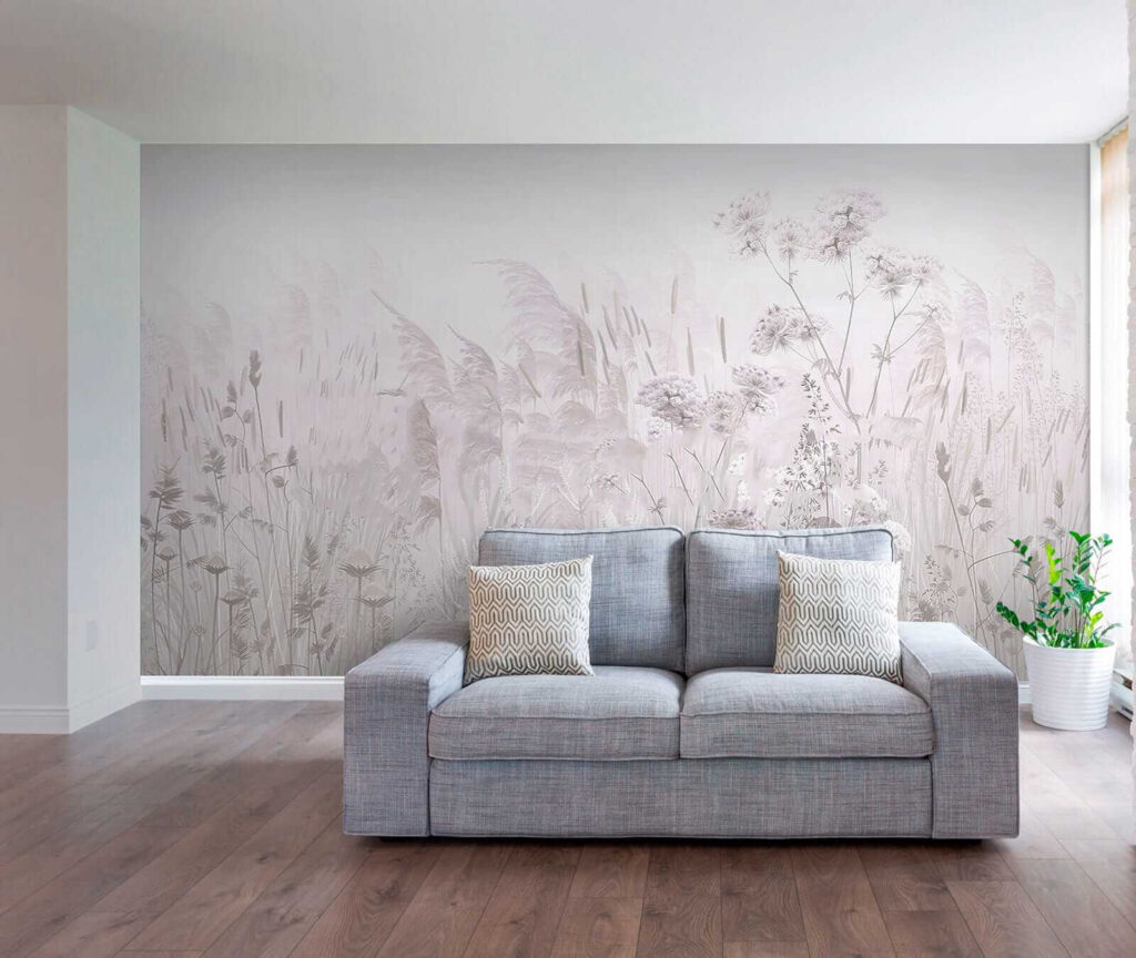 Meadow fading into sky — interior 8