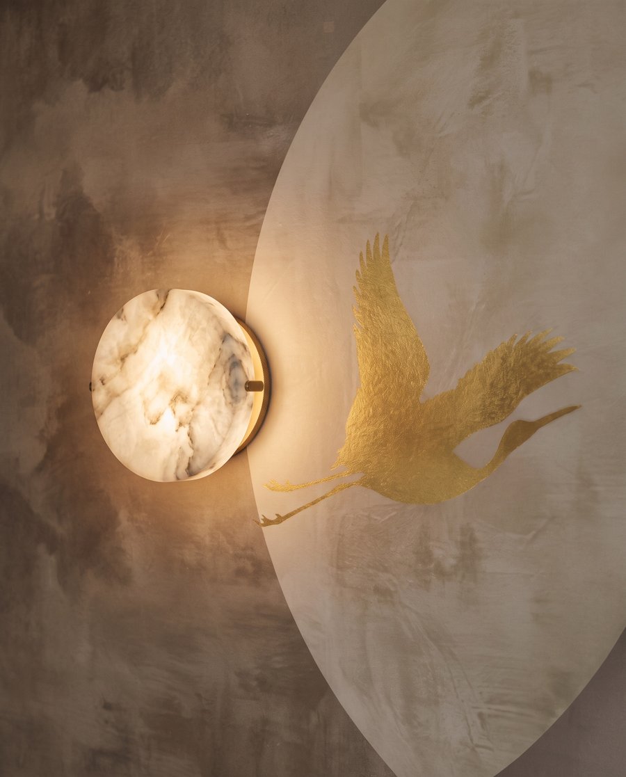 Moonlit Flight — detail